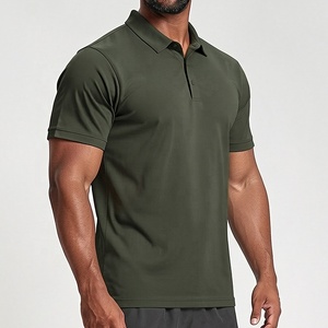 Polo pour homme, col classique, manches courtes, vêtements de sport décontractés, tissu confortable, fournisseur en gros - Product Image 2