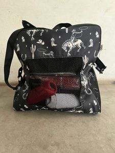 Bolsa de Equipo de Equitación Occidental, Impermeable, Bolsa de Almacenamiento de Artículos Ecuestres, Organizador de Viaje de Gran Capacidad con Correa de Hombro Ajustable - Product Image 1