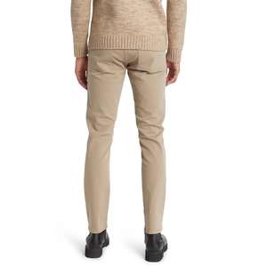 Pantalon de jogging en denim pour homme, coupe droite, 100% coton, léger, respirant, écologique, bleu foncé - Product Image 6