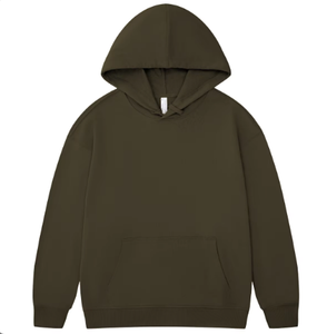 Sudadera con Capucha 100% Algodón para Hombre, Personalizable, de Alta Calidad, Gruesa, para Invierno, con Diseño Sólido en la Parte Delantera - Product Image 5