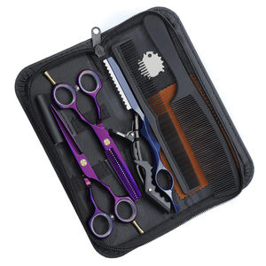 IMANS ENTERPRISES ชุดกรรไกรตัดผมสแตนเลสขนาด 5.5 นิ้วมีดโกนร้านตัดผมชุดเครื่องมือจัดแต่งทรงผมเครื่องมือมืออาชีพ - Product Image 4