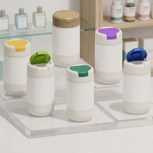 Bouteille Ronde en PEHD de 200 ml en Gros, Portable, Qualité Alimentaire, avec Bouchon Flip, pour Médicaments et Vitamines, Fabriquée au Vietnam - Product Image 5