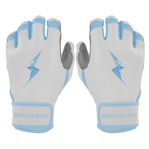 Gants de frappeur en cuir Bruce Bolt pour joueur de baseball, à fermeture auto-agrippante, pour la main gauche, confortables, haute adhérence, pour joueurs, vente en gros, directement de l'usine - Product Image 1