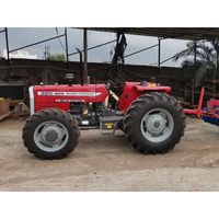 Tractor Massey Ferguson MF 385 de Servicio Pesado con Tracción en las 4 Ruedas, 85 HP, con Eje PTO para Agricultura Comercial, Fabricado en Pakistán