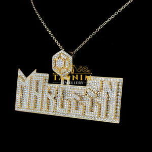 จี้รูปกางเขนชุบทองคำขาวบนเงินแท้ 925 ประดับด้วยมอยส์ซาไนต์คุณภาพสูง สำหรับงานแต่งงาน งานปาร์ตี้ และเป็นของขวัญ สินค้าขายดี - Product Image 4