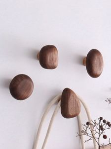 Carved Solid Wood <b>Wall</b> Hook Rack Decorative Wooden Coat Hanger Panel With Multiple Hooks For Entryway Living Room Storage - Product Image 2
