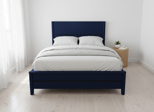 Cadre de lit moderne en bois massif de mangue, écologique, pour chambre à coucher, mobilier de maison, vente en gros, OEM, ODM, fabriqué à la main, directement de l'usine - Product Image 3
