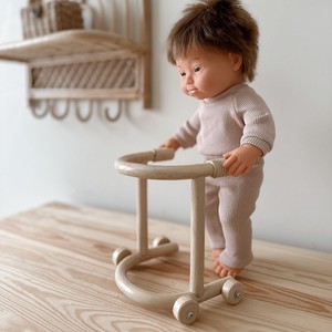 Baby <b>doll</b> walker rattan toy posterior & anterior walkers for <b>dolls</b> children role <b>play</b> toys - Product Image 4
