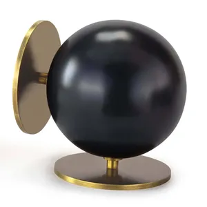 Support de livre vertical élégant en pierre noire, fait main, écologique et moderne pour bureau et salle d'étude – Cadeau raffiné - Product Image 4