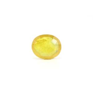 Premium 5.85 Carat Oval Cut Yellow Sapphire Loose Gemstone for Fine Jewelry - Product Image 2