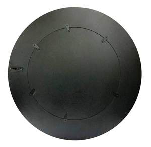 Miroir mural décoratif rond artisanal, cadre en résine artistique violette fini - Product Image 6