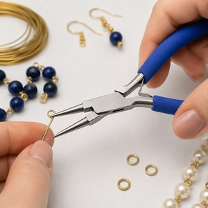 <b>Long</b> Round <b>Nose</b> Pliers 150mm Precision Jewelry Making Wire Looping Tool ZetomedPro - Product Image 6