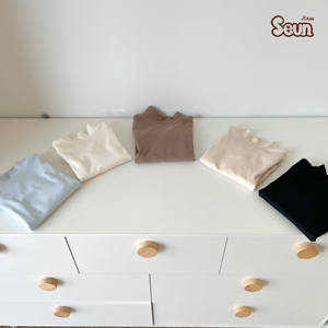 Camiseta Térmica Gruesa para Niños, Cuello Alto de 4 cm, Ropa de Invierno Suave y Cálida, Fabricante de Vietnam - Product Image 1