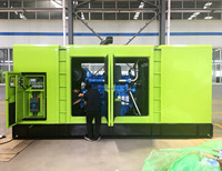 Generator Diesel Tipe Silent 360kVA 400kVA Berpendingin Air 3 Fasa 50Hz 60Hz 24V DC Starter Elektrik untuk Pabrik