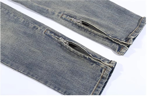 Jeans de Algodón Formales de Verano para Hombre, Corte Slim Fit, Color Negro, Estilo Casual - Product Image 6