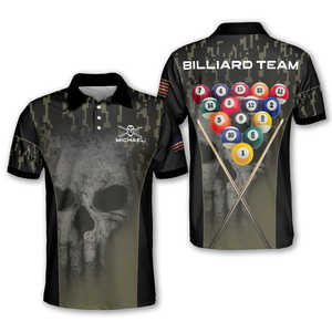 T-shirt de sport professionnel personnalisé pour homme, 100 % polyester, manches courtes, respirant, léger, tissu uni, pour le jeu de fléchettes - Product Image 5