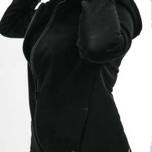 Custom Men <b>Black</b> Hooded Winter Tracksuit Set Premium Drawstring Hoodie <b>Jogger</b> Pants Athletic Eco-Friendly Breathable Solid Front - Product Image 4