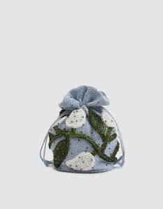 Bolso de mano indio con cuentas para novias, bordado artesanal, para bodas y fiestas, con cadena, accesorio tradicional para la noche - Product Image 6