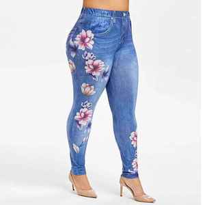 Pantalones de Moda para Mujer 2025, Pantalones Casuales con Logotipo Personalizado, Pantalones Anchos de Mezclilla Estilo Boyfriend para Damas - Product Image 4