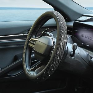 Housse de <span class=keywords><strong>volant</strong></span> de voiture MELCO, toutes saisons, universelle, cuir véritable, absorbant la transpiration, antidérapante, OLIVER, ajustement parfait, retour - Product Image 2
