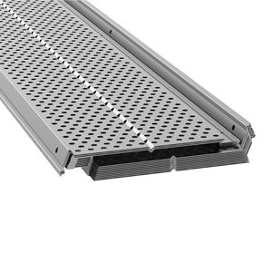 Protezione per Grondaie Fai-da-te in Alluminio da 5 Pollici con Filtro Antifoglie, 13 Pezzi, Lunghezza Totale 52 Piedi, Diametro Foro 0,157 Pollici, Coperture a Persiana e Ventilazione - Product Image 1