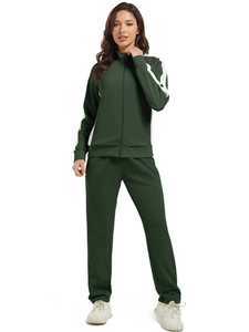 Wholesale Lady Track Suits High Quality Women Soft Breathable Jogger Casual Sweat suit For Women - Product Image 6