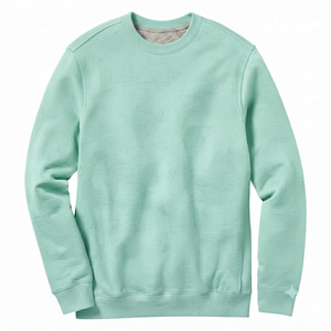 เสื้อฮู้ดผู้ชายสีเขียวอ่อน คุณภาพพรีเมียม ผ้าฟลีซหนานุ่ม แขนยาว ทรงเรียบหรู สำหรับฤดูใบไม้ร่วง ผลิตจากผ้าฝ้าย 100% น้ำหนัก 400 กรัม - Product Image 1
