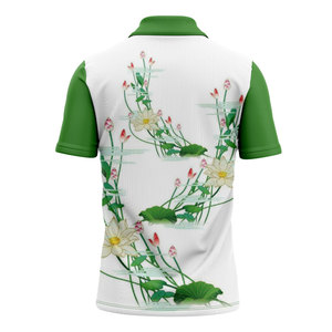 เสื้อโปโลกอล์ฟผู้ชายแบบยืดได้สี่ทิศทาง ผลิตจากผ้าโพลีเอสเตอร์ 100% ราคาประหยัด คอปกเสื้อ - Product Image 2