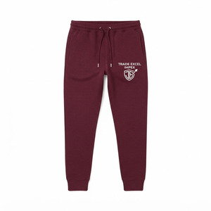 Pantalon de jogging décontracté en coton noir léger et respirant pour homme Trade Excel Impex, taille élastique avec cordon de serrage, coupe décontractée, jambe droite - Product Image 5