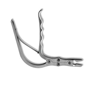 Pince de réduction orthopédique pour maintien osseux, instrument chirurgical en acier inoxydable, mâchoire incurvée, poignée verrouillable par QASIDEN INSTRUMENTS - Product Image 6