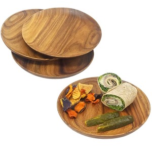 Plato Cuadrado de Madera Pulida de Alta Calidad para Servir Almuerzo y Cena, Elegante para Uso en Comedor y Cocina, Venta al por Mayor desde India - Product Image 6