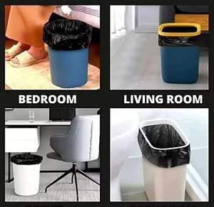 Bolsas de basura/bolsas para basurero, tamaño mediano, 19-21 pulgadas, 180 bolsas, paquete de 6 bolsas desechables para oficina, hogar, cocina, 6 unidades, color negro - Product Image 5