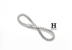 Classic Round Brilliant Cut Lab Grown Diamond Tennis <b>Bracelet</b> 14K White Gold S925 Sterling <b>Silver</b> Moissanite Tennis <b>Bracelet</b> - Product Image 5