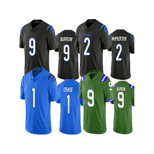 Camiseta Deportiva de Fútbol Americano Sublimada al por Mayor, Logotipo Personalizado, Poliéster Transpirable, Ropa de Rugby, Camisetas de Fútbol - Product Image 5