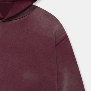 Sudadera con Capucha Efecto Desgastado, Corte Holgado, Estilo Urbano Informal para Hombre y Mujer - Product Image 2