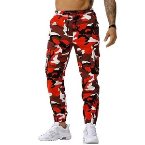 2026 <b>Men's</b> Mid Waist <b>Camo</b> Woven Canvas Cargo <b>Pants</b> with Drawstring Closure Pockets Eco-Friendly & Breathable <b>men's</b> pantswashed - Product Image 1