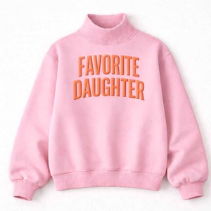 Sweat-shirts en polaire à manches longues pour fille, style streetwear, col montant, en spandex, coupe oversize, pour l'hiver, modèle préféré des sororités, OEM, école Theta Chi - Product Image 5