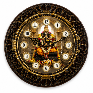 Large Luxury Decorative <b>Wall</b> <b>Clock</b> Quartz Analog Single Face 30mm Thick Plastic & Glass Plate Promotional Living Room Hanging - Product Image 4