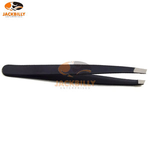 Premium Stainless Steel Slanted Tip Eyebrow Eyelash Tweezers Durable Hair Plucker <b>Puller</b> Tool for Precise Grooming - Product Image 4