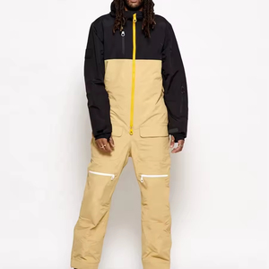 Combinaison de ski unisexe personnalisée par le fabricant, 100% polyester, coupe-vent, imperméable, ensemble de snowboard d'hiver, taille plus, vêtements d'extérieur - Product Image 4