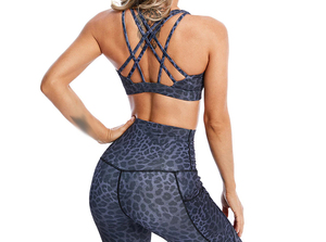 Women's Plus Size Breathable Lightweight Yoga Sport Bra High Support Backless Gym Fitness Crop Top Workout Sportswear Removable - Product Image 5