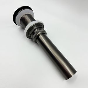 Tappo a scomparsa per scarico lavabo bagno senza troppopieno in acciaio inox 304 per lavabo da appoggio, lavabo da incasso e applicazioni a pavimento - Product Image 1