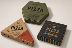 Caja de Pizza para Llevar de Cartón Corrugado Plegable, Biodegradable y Ecológica, con Logotipo Personalizado y Tamaño a Medida, a Bajo Precio - Product Image 5