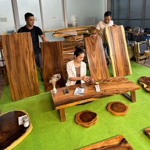 Live EDGE โต๊ะกาแฟแบบเรียบง่าย, โต๊ะกลางสำหรับห้องนั่งเล่นโต๊ะกาแฟไม้เนื้อแข็งแฮนด์เมดไม้ธรรมชาติตกแต่ง - Product Image 4