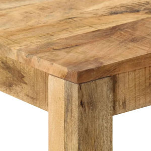 Mesa de Comedor Plegable Moderna, Ecológica y Natural, de Madera de Mango, Forma Cuadrada, para 4 Personas, Ideal para Cafetería, Bistro, Bar, Restaurante, Cocina y Hogar - Product Image 3