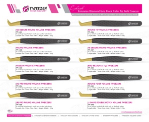 Pince à cils en acier inoxydable en forme de coeur personnalisée en grande quantité Extensions professionnelles testées à la main - Product Image 6
