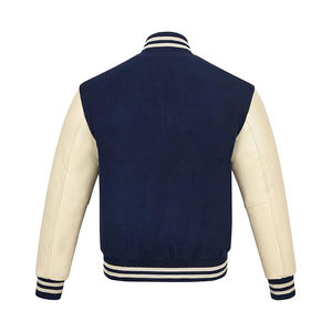 Chaqueta Varsity Hip Hop para Hombre, Mezcla de Algodón y Poliéster, Corte Holgado, Estilo Urbano, Béisbol, Universidad, Diseño Gráfico Atrevido, Estilo Rap, Abrigo de Invierno - Product Image 3