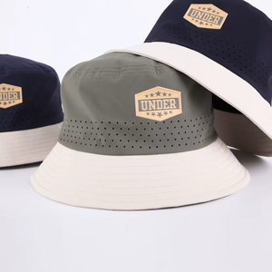 Gorra de Sol para Hombre de Poliéster de Secado Rápido, con Logotipo Personalizado al por Mayor, de Alta Calidad, con Etiqueta de Plástico Impermeable y Corte Láser - Product Image 2