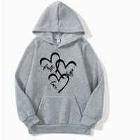 Sweat à capuche unisexe personnalisé en molleton bouclette respirant, coupe oversize, qualité supérieure, 370g, écologique, couleur unie, idéal pour l'automne