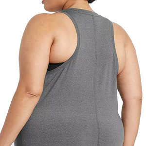 Camiseta sin mangas para mujer de talla grande, top informal de talla grande para mujer, camiseta sin mangas holgada de talla grande para mujer - Product Image 5